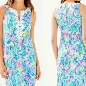 Lilly Pulitzer Gabby Shift Dress mermaid cove